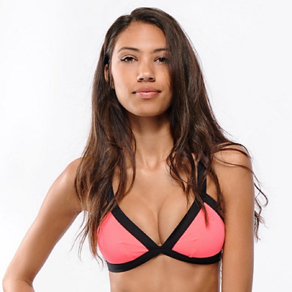 Rip curl Hot Pink Bikini Sport Top